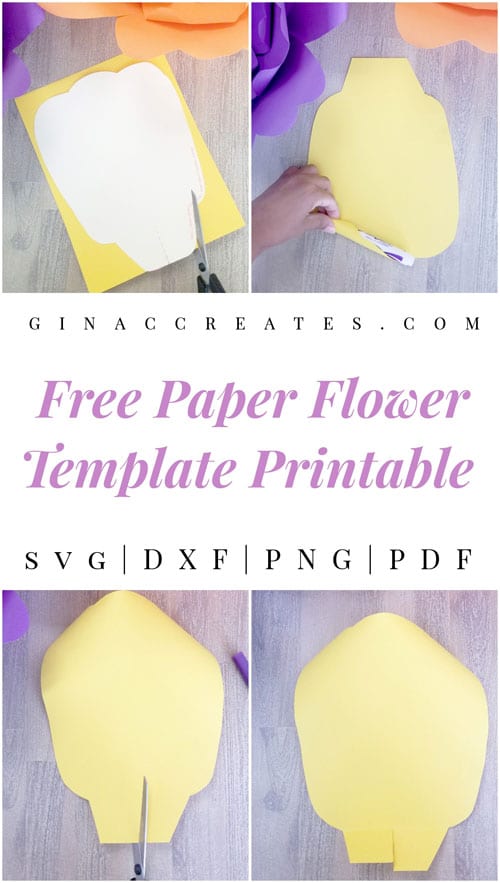 free paper flower template