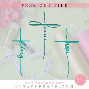 free svg cut file Jesus cross