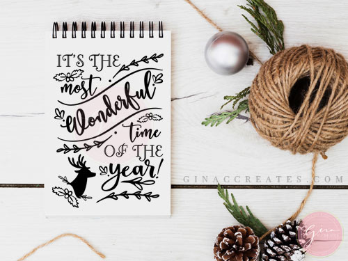 wonderful time of the year craft svg