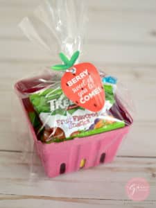 berry basket candy bag idea