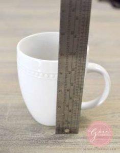 measure mug for decal