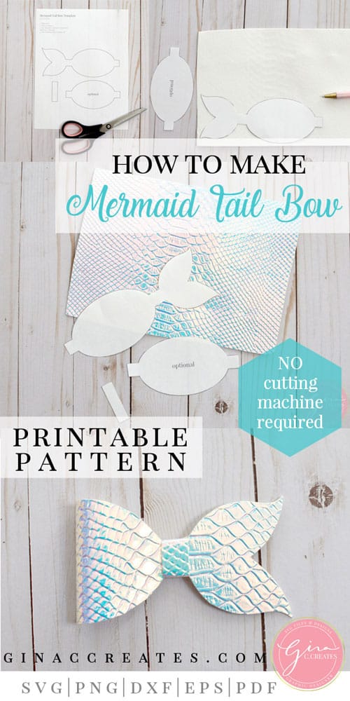 how to make a mermaid tail bow