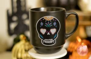 sugar skulls characters mug