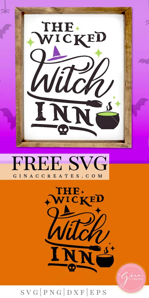 the wicked witch inn free svg
