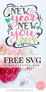 new year svg, inspiring svg quote, cricut files