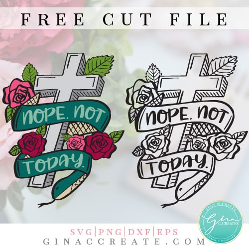 free svg nope not today