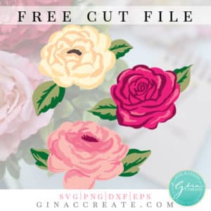 free spring flower svg from gina c creates