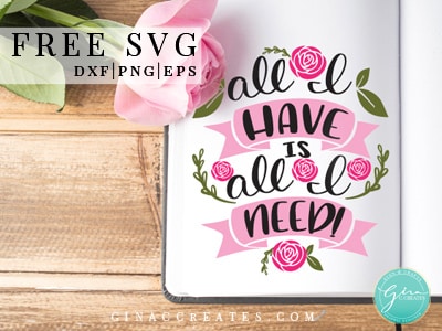 Spring Flowers Free SVG File for Cricut machine