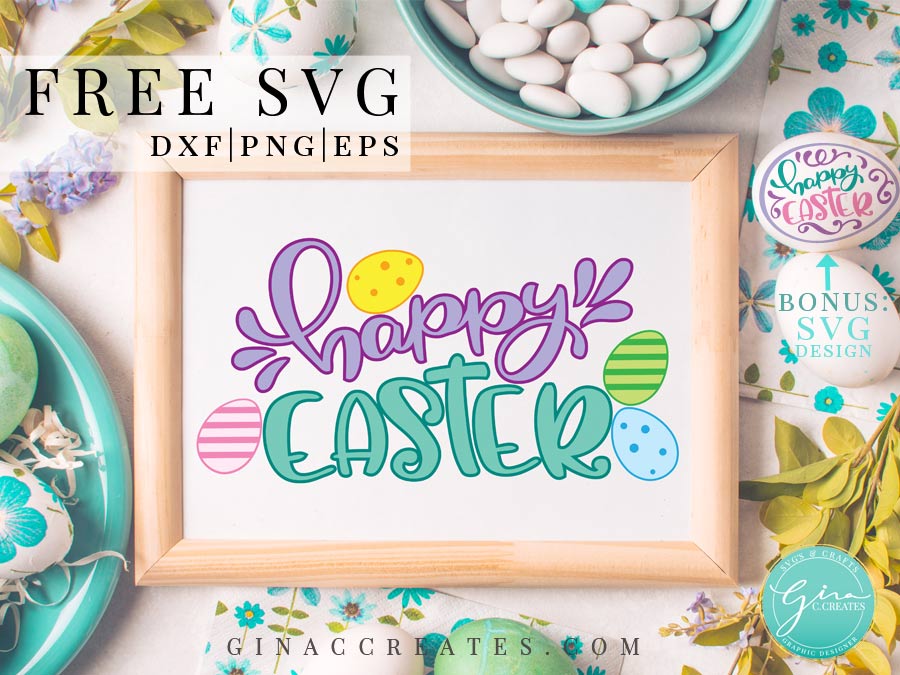 happy easter free svg, holiday svg