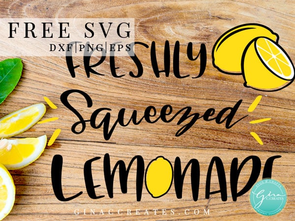lemonade free svg cut file
