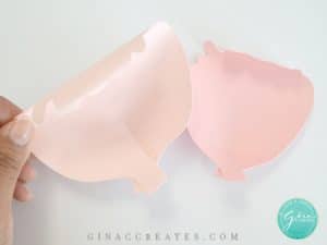 how to curve a paper flower petal
