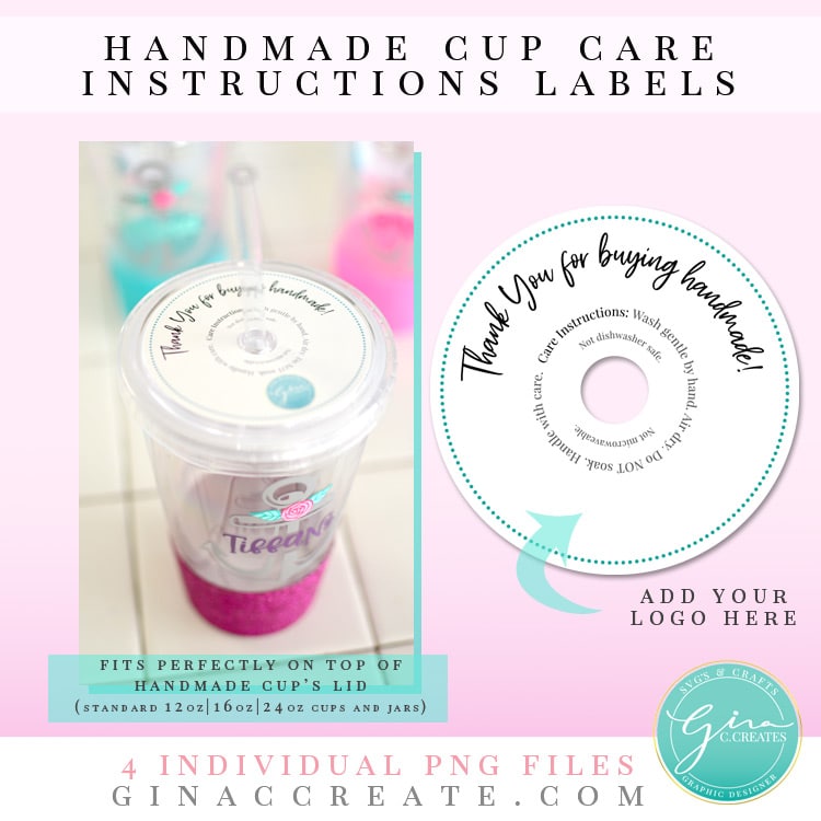 care instructions for cup made with vinyl