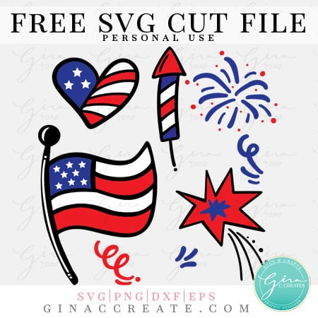 free patriotic svg, 4th of july cricut crafts, flag svg, fireworks svg