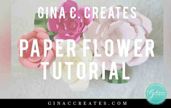 free paper flower template tutorial