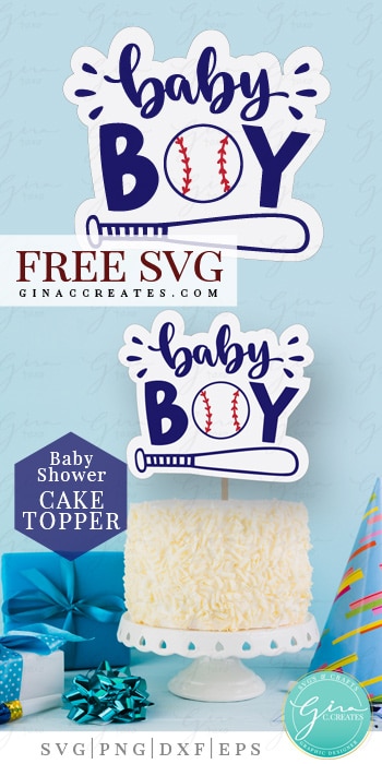 baby shower boy baseball free svg