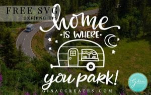 camper trailer free svg