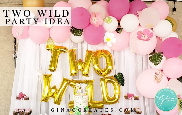 two wild birthday party decoration crafts
