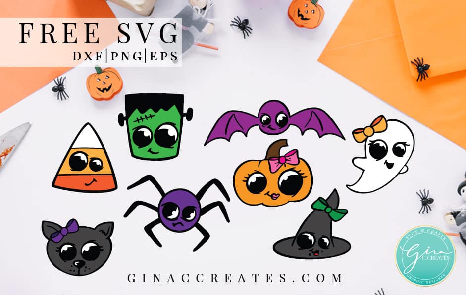 pumpkin, bat, ghost, witch, frankenstein, free svg craft files