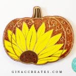 sunflower pumpkin key chain DIY