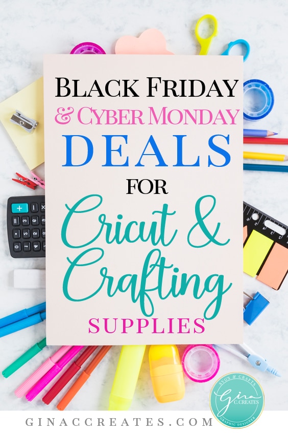black friday and cyber monday deals for cricut crafting