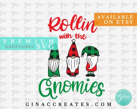 rollin with the gnomies free svg, Christmas gnomes free svg