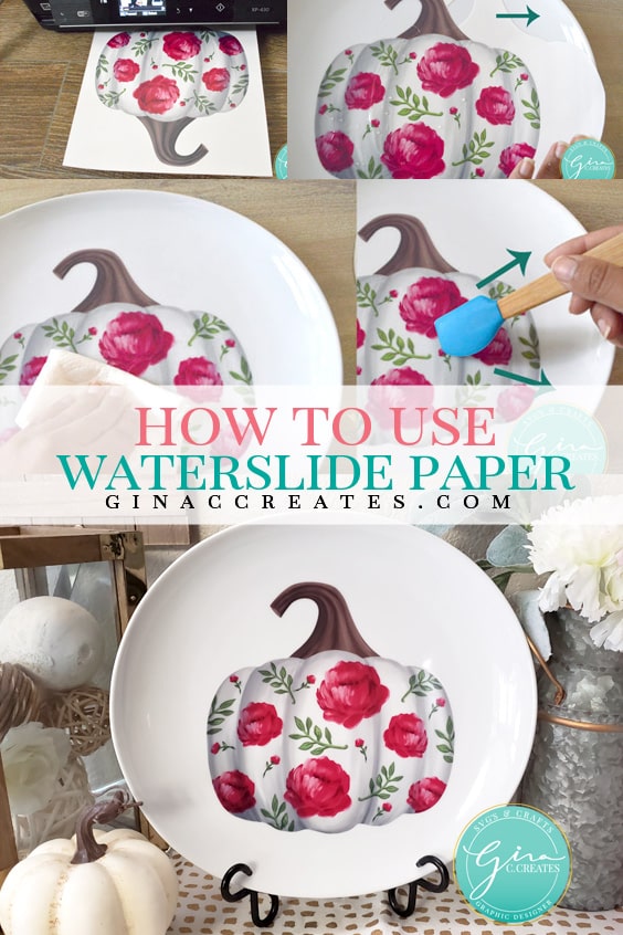 How to use water slide decal paper