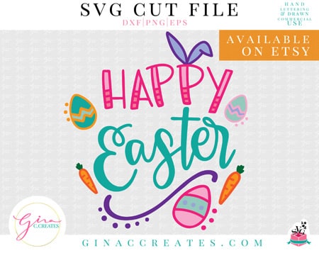 Happy Easter SVG Bundle on etsy
