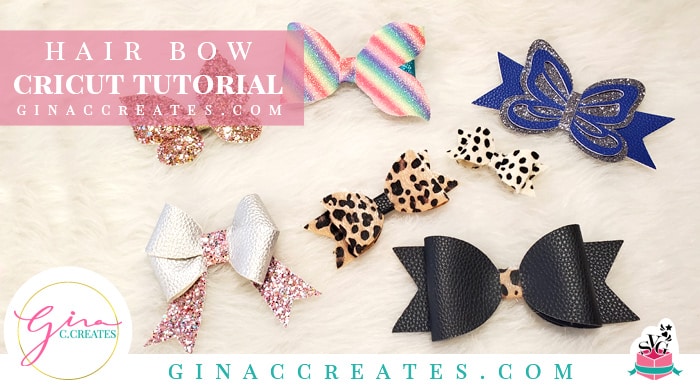 how to make a faux leather har bow with cricut machine free svg