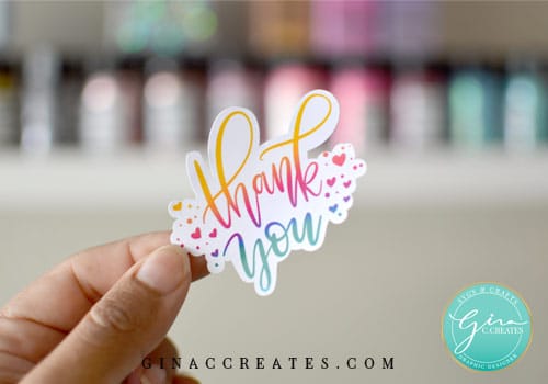 free thank you sticker printable for packages