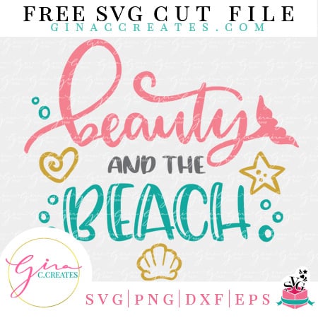 free beach svg cut file
