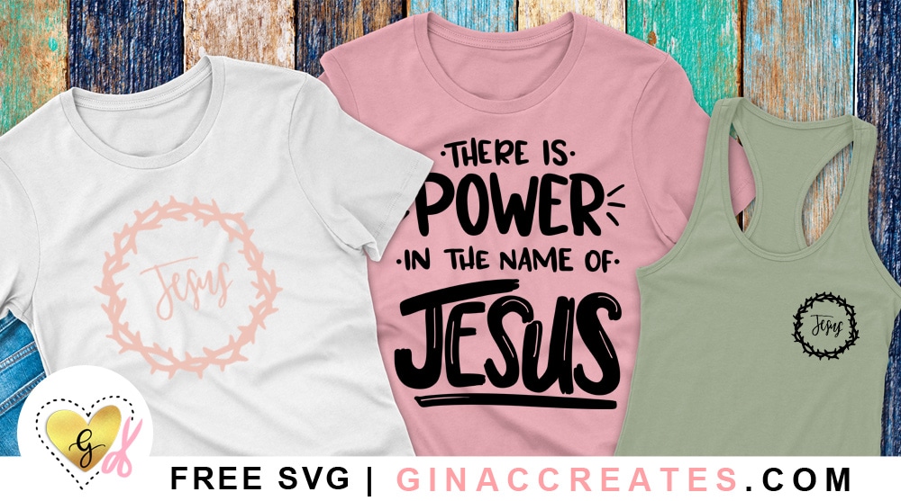 power in the name of Jesus, free Christian svg