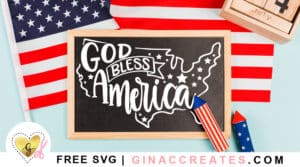 God bless America SVG 4th of July Cut files
