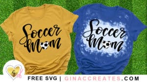 free soccer mom Heart SVG