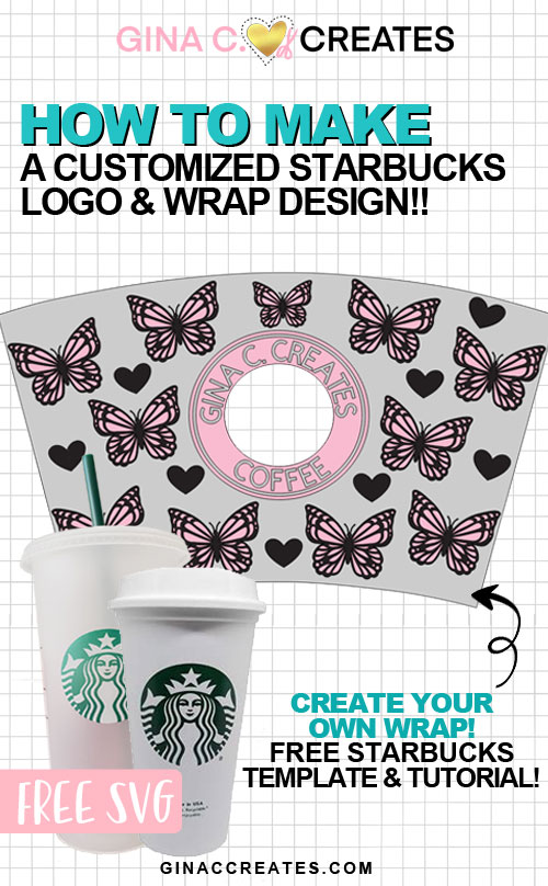 starbucks cup wrap dimensions, starbucks free svg template