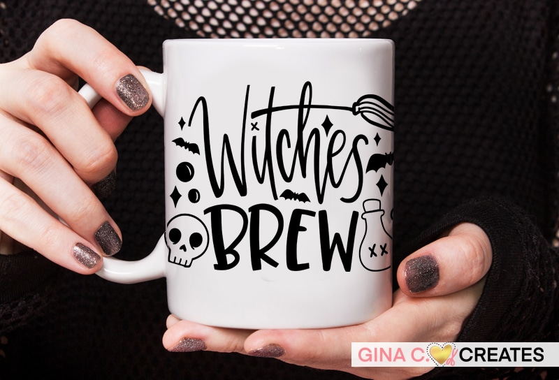 free Halloween SVG, Witches Brew SVG