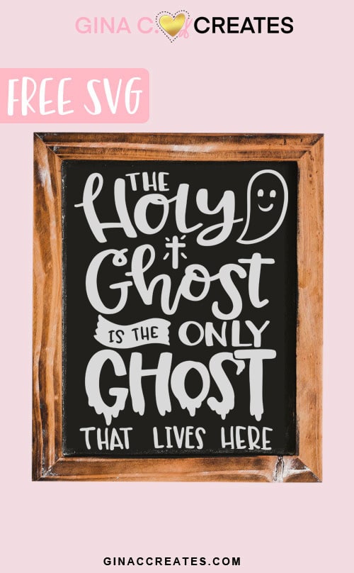 Holy Ghost Free Halloween SVG