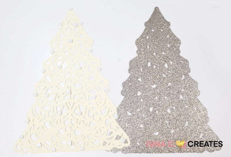 how to make a paper christmas tree