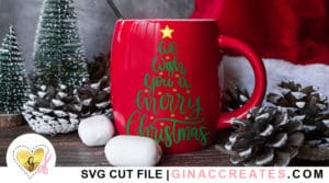 Chrismtas Craft, we wish you a merry christmas SVG