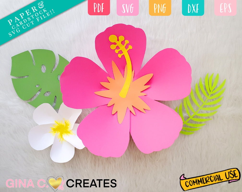 hawaiian-flowers-paper-flowers-large-paper-flowers-templates-etsy