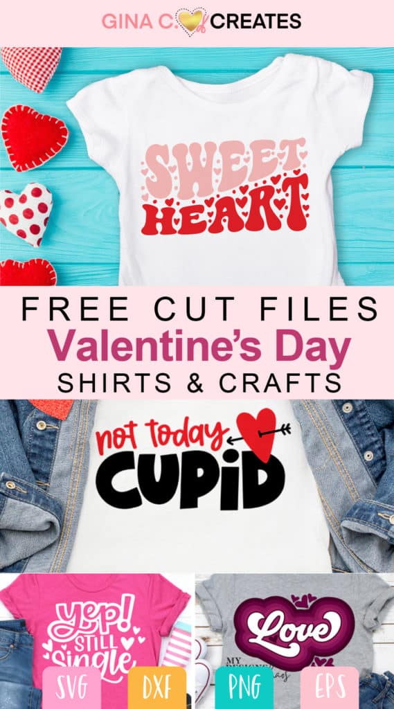 Valentine's day cricut crafts and free svg