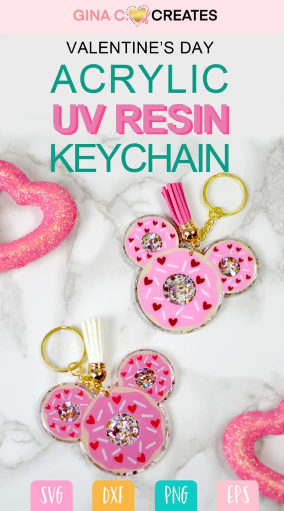 Mickey Minnie Mouse Inspired Keychain