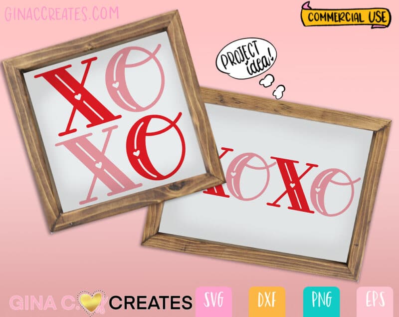 Valentine's Day XOXO SVG