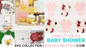 cricut baby shower free svg files