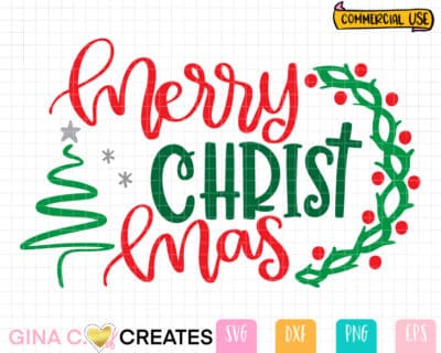 Merry Christmas SVG, Christ svg