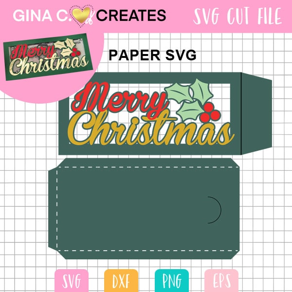 christmas money sleeve free SVG