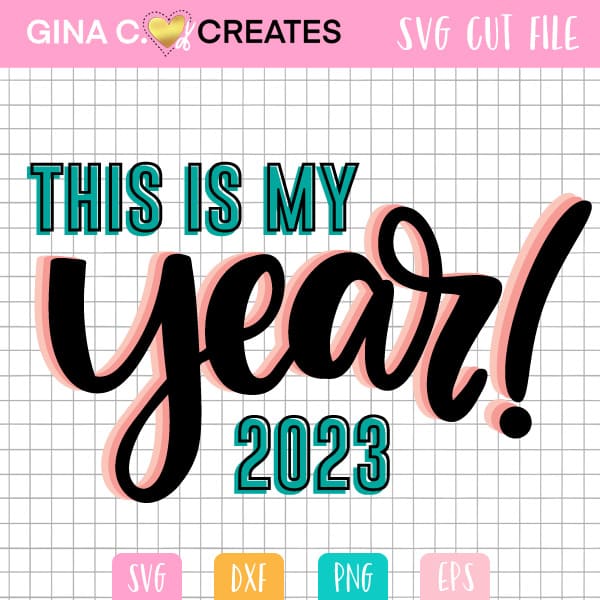 Free New Year SVG Cut Files