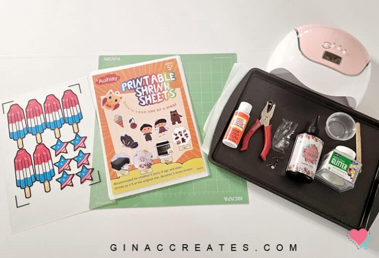 DIY Shrink Plastic Earrings | Cricut Tutorial