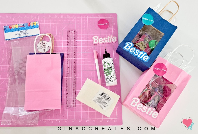 Barbie goodie bag ideas, Barbie candy bags, DIY Barbie party