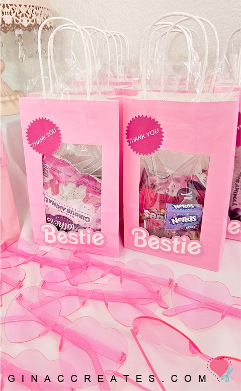 Barbie party store favor bags