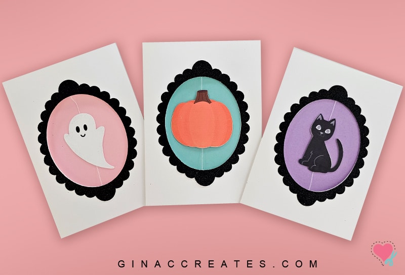 Halloween Cricut Cards, Halloween gift ideas